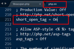 开启php中短标签<%%>和<??>的方法